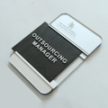 EZD Sign - Acrylic and Slate Office Door Sign - B2B Hospitality Signage Manufacturer
