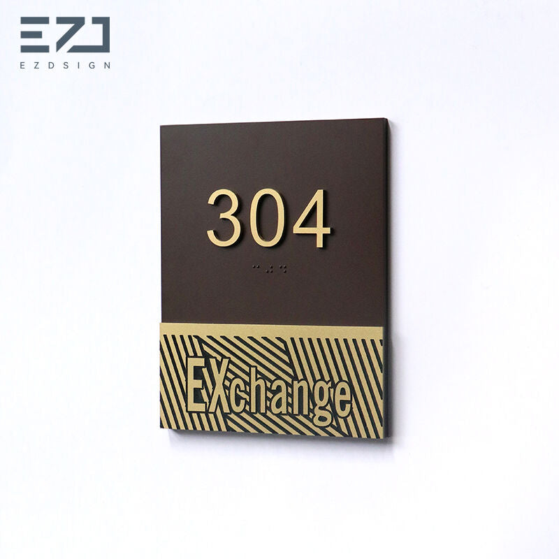 Custom Acrylic ADA Braille Signs - Grade 2 Tactile Room Signage Factory