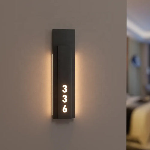 Hotel Room Number Plate Manufacturer