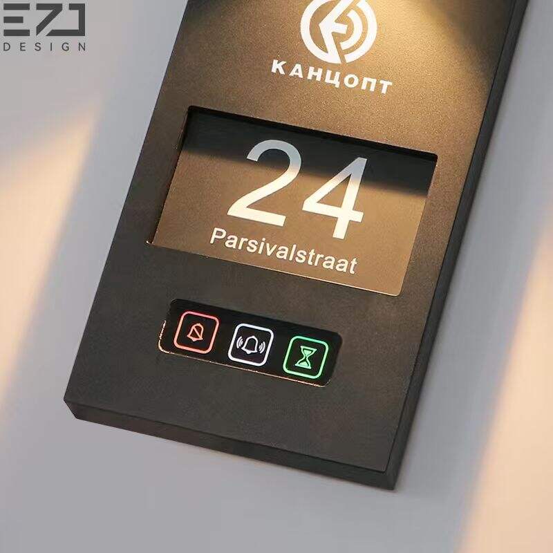 EZD Premium ADA-Compliant Wholesale Hotel Door Plate - Touch & DND Indicators