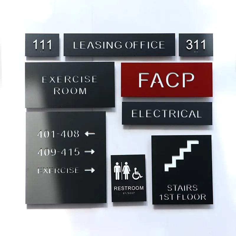 Modular Acrylic Wayfinding Systems – Seamless Navigation & Architectural Integration