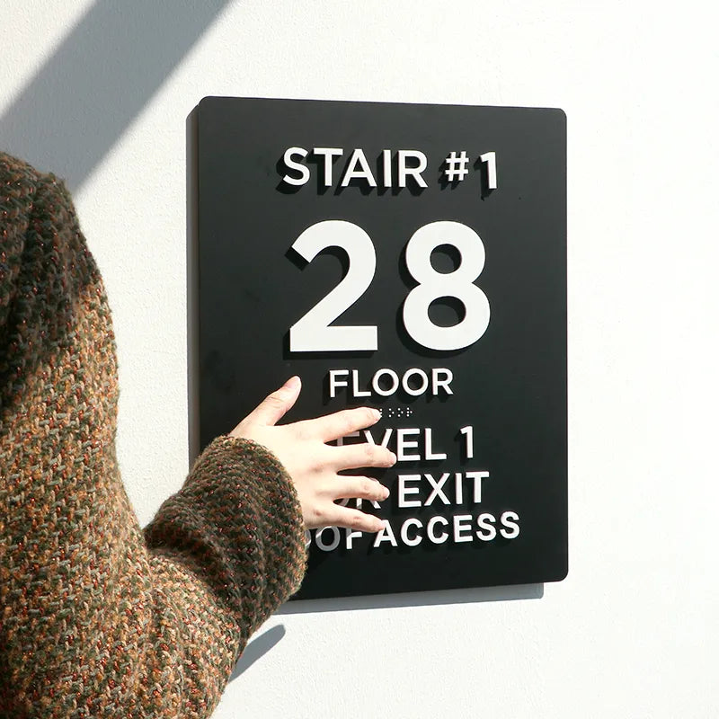 Modular Acrylic Wayfinding Systems – Seamless Navigation & Architectural Integration