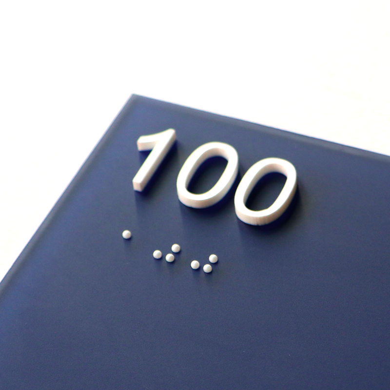 Acrylic office ADA Braille sign