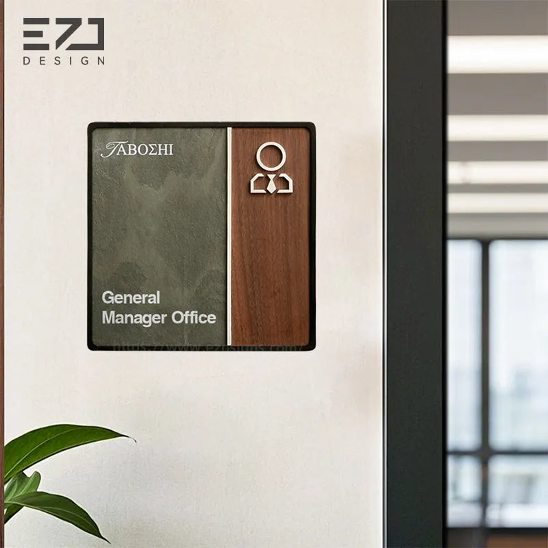EZD Sign - Door Plaques for Office - B2B Hospitality Signage Manufacturer