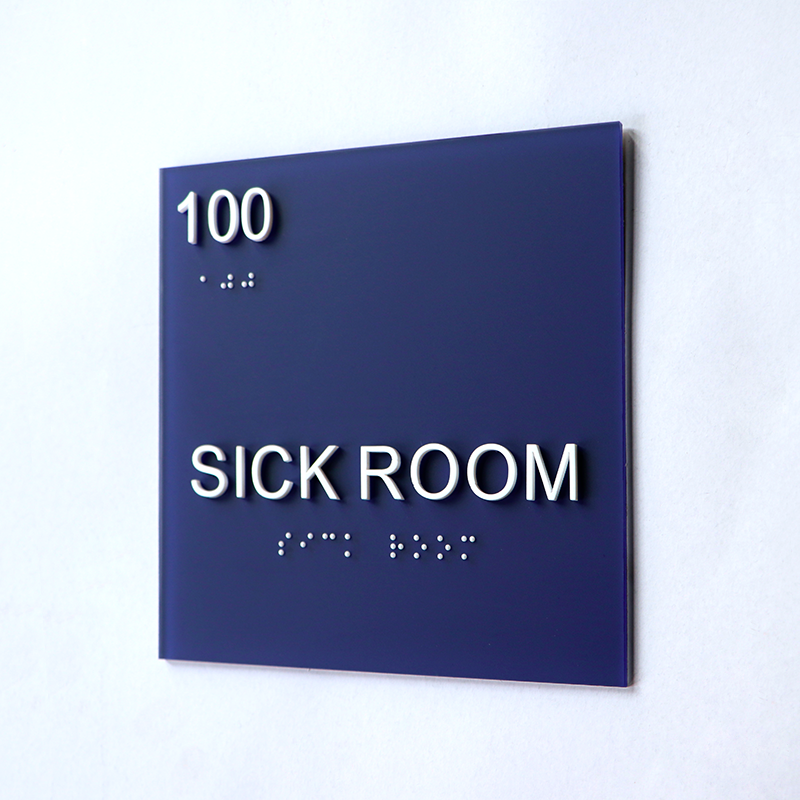 Acrylic office ADA Braille sign