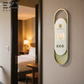 Modern Illuminated Hotel Room Signs - Aluminum Frame & Acrylic Backlit Signage
