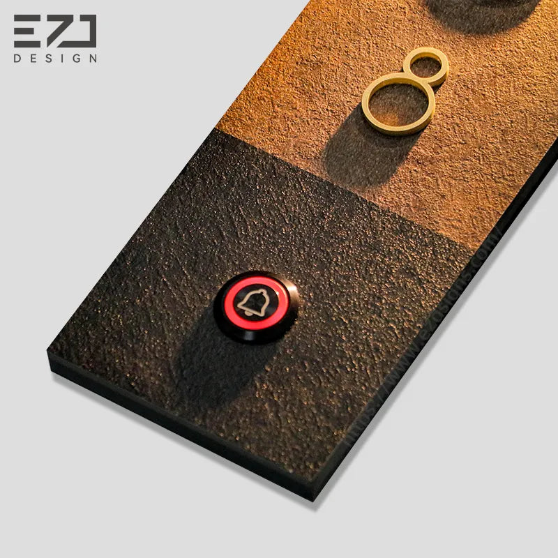 Smart LED Hotel Room Identification Sign - Integrated DND/MUR & Doorbell System