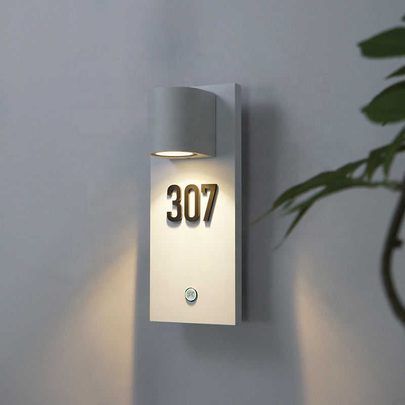 Room Number with Doorbell&LED Light