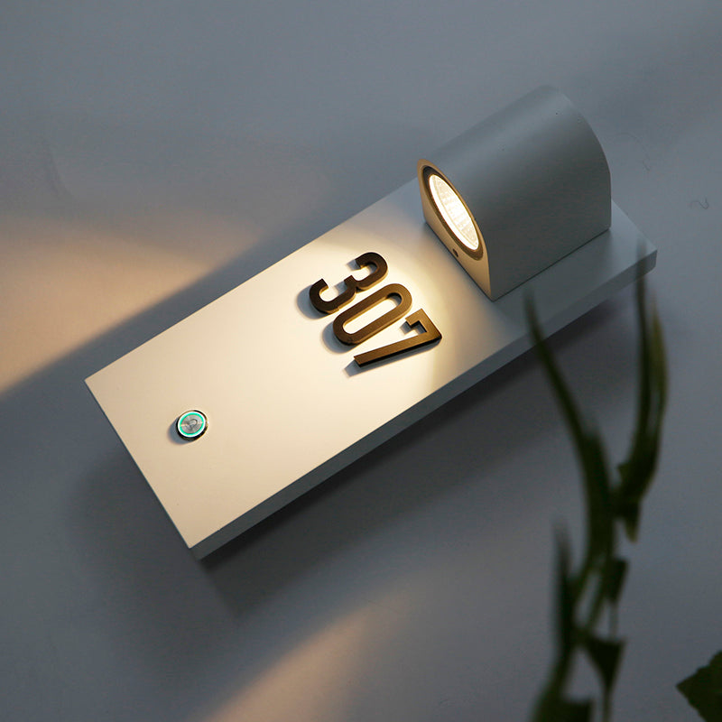 Room Number with Doorbell&LED Light
