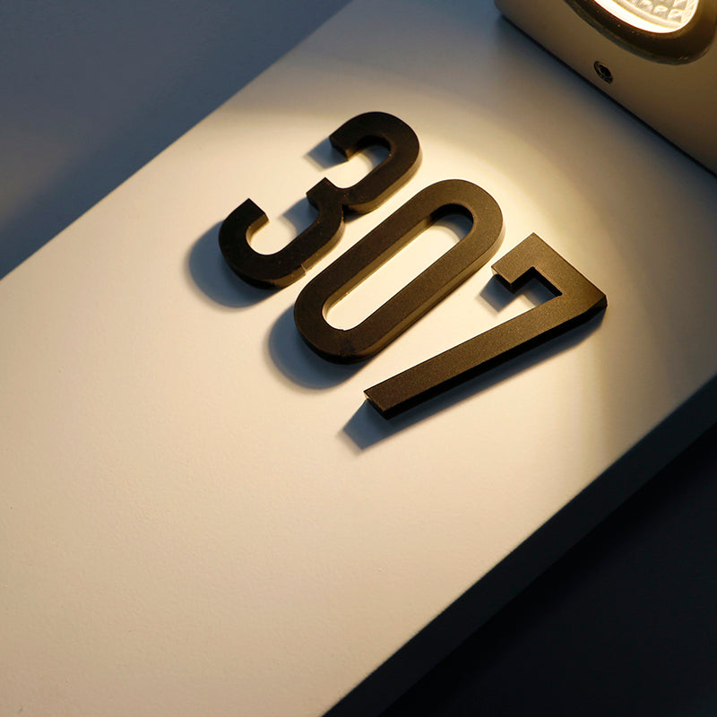 Room Number with Doorbell&LED Light