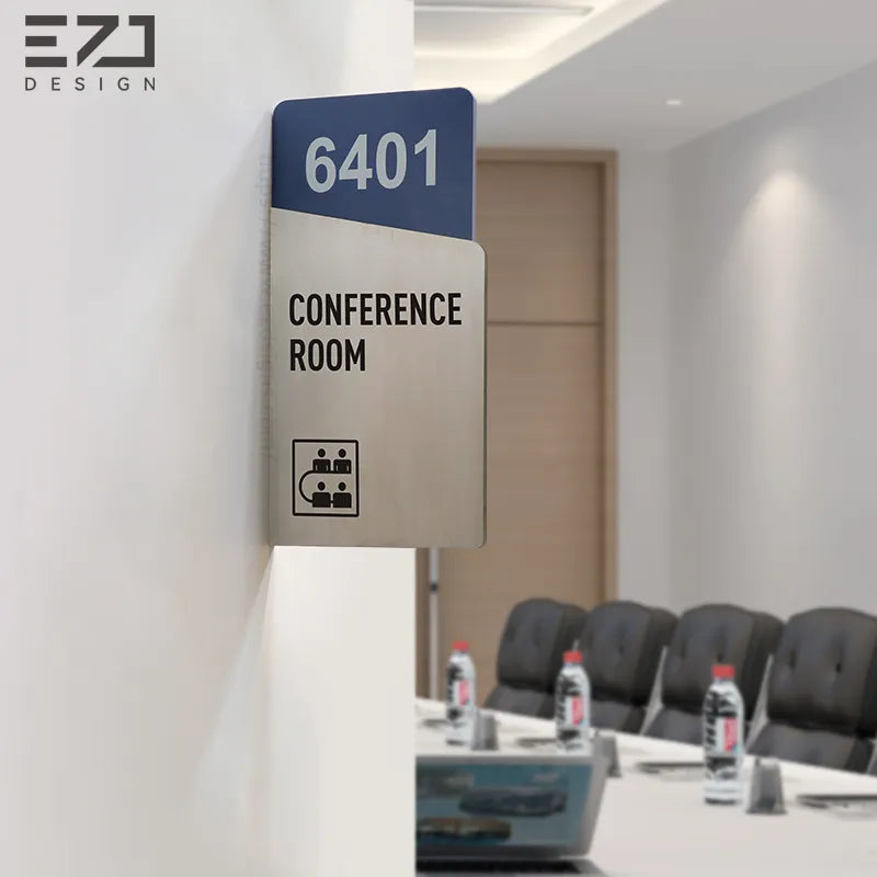 EZD Sign - Office Name Plates for Wall - B2B Hospitality Signage Manufacturer