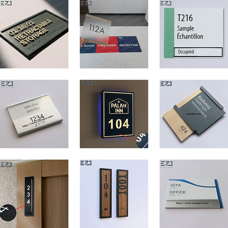 Modular Acrylic Wayfinding Systems – Seamless Navigation & Architectural Integration