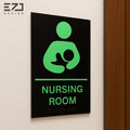 Custom Painted Acrylic ADA Braille Signs - Wayfinding System Design & Production